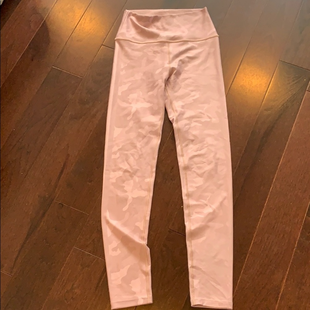 WITH pink camo tuxedo leggings size small - Picture 3 of 5